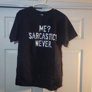 Black Walmart Sarcasm Shirt Size
